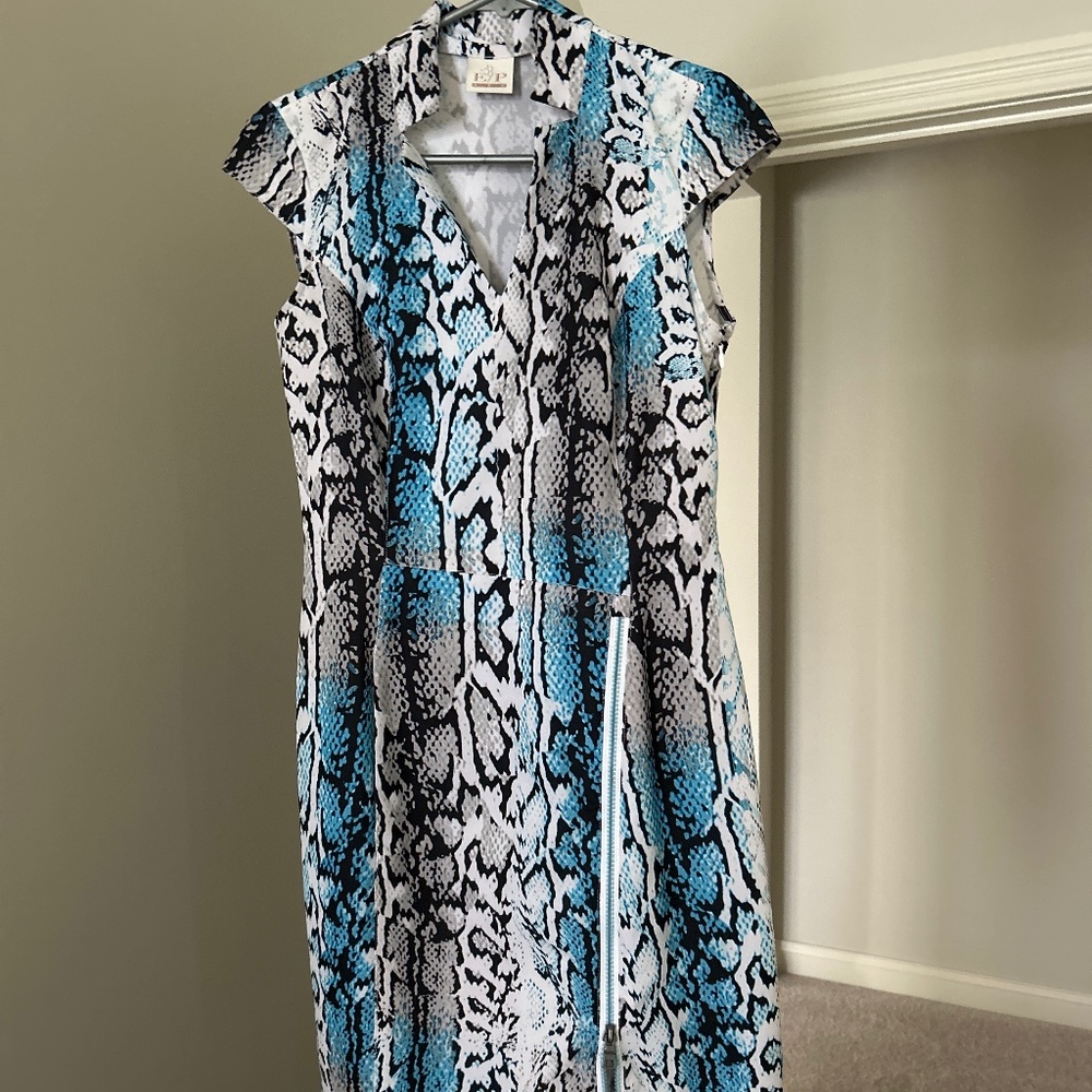 Reptile print sz 2 EP golf dress